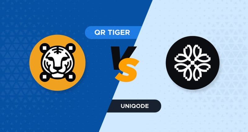 QR TIGER versus Uniqode: comparación de características y precios